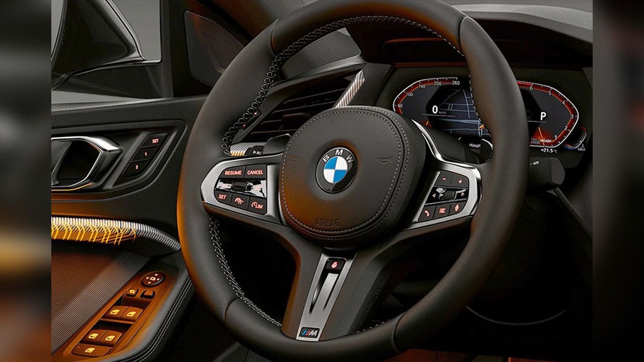 BMW 2 Series Gran Coupe Steering Close Up