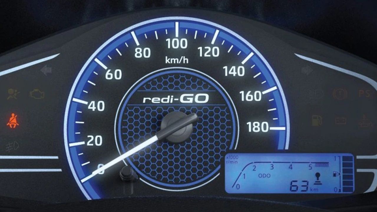 Datsun redi GO Instrumentation Console On Start Up
