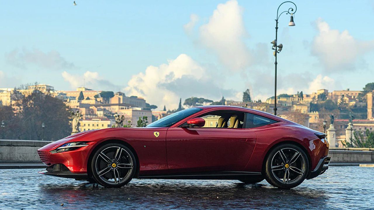 Ferrari Roma Side View