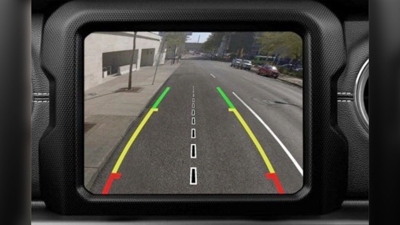 Jeep Wrangler Rear View Camera Paring Sensor View