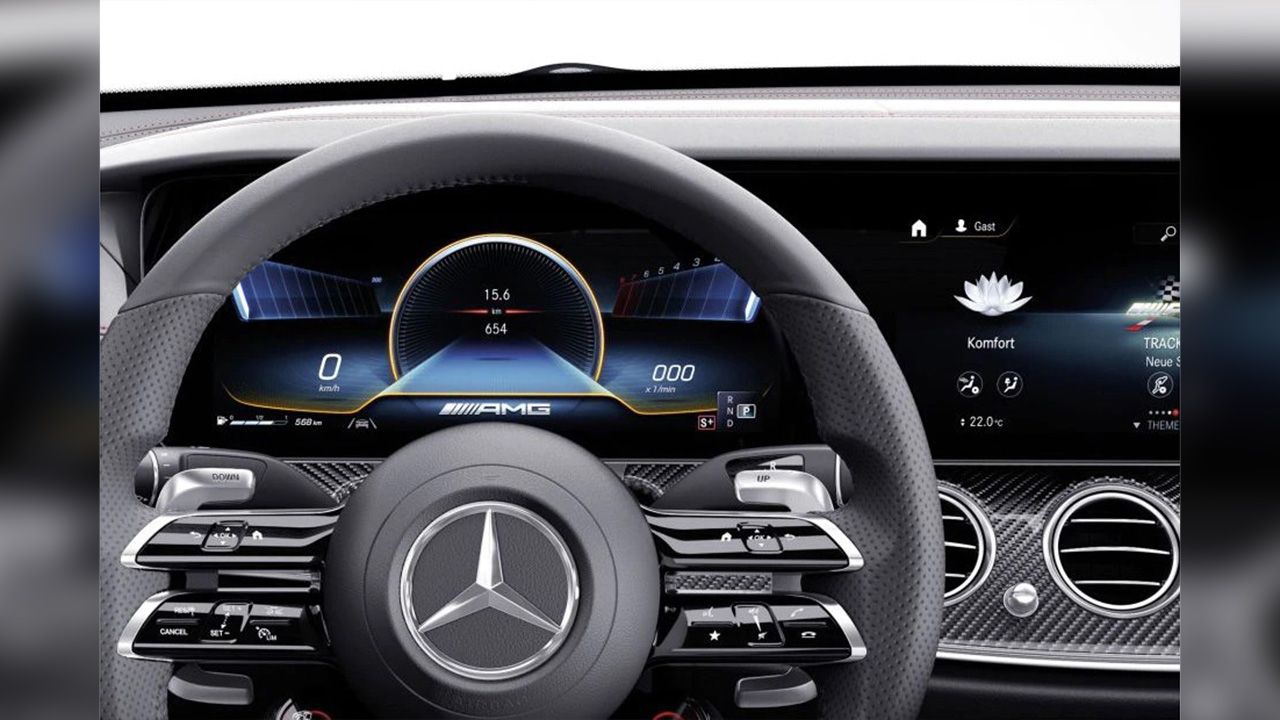 Mercedes Benz AMG E53 Instrumentation Console On Start Up