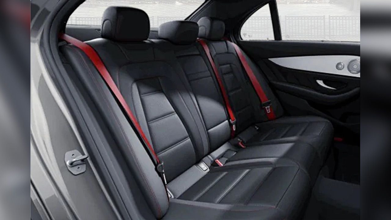 Mercedes Benz AMG E53 Rear Interior From Right Side Door