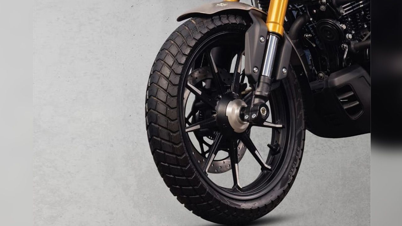 TVS Ronin Front Tyre View
