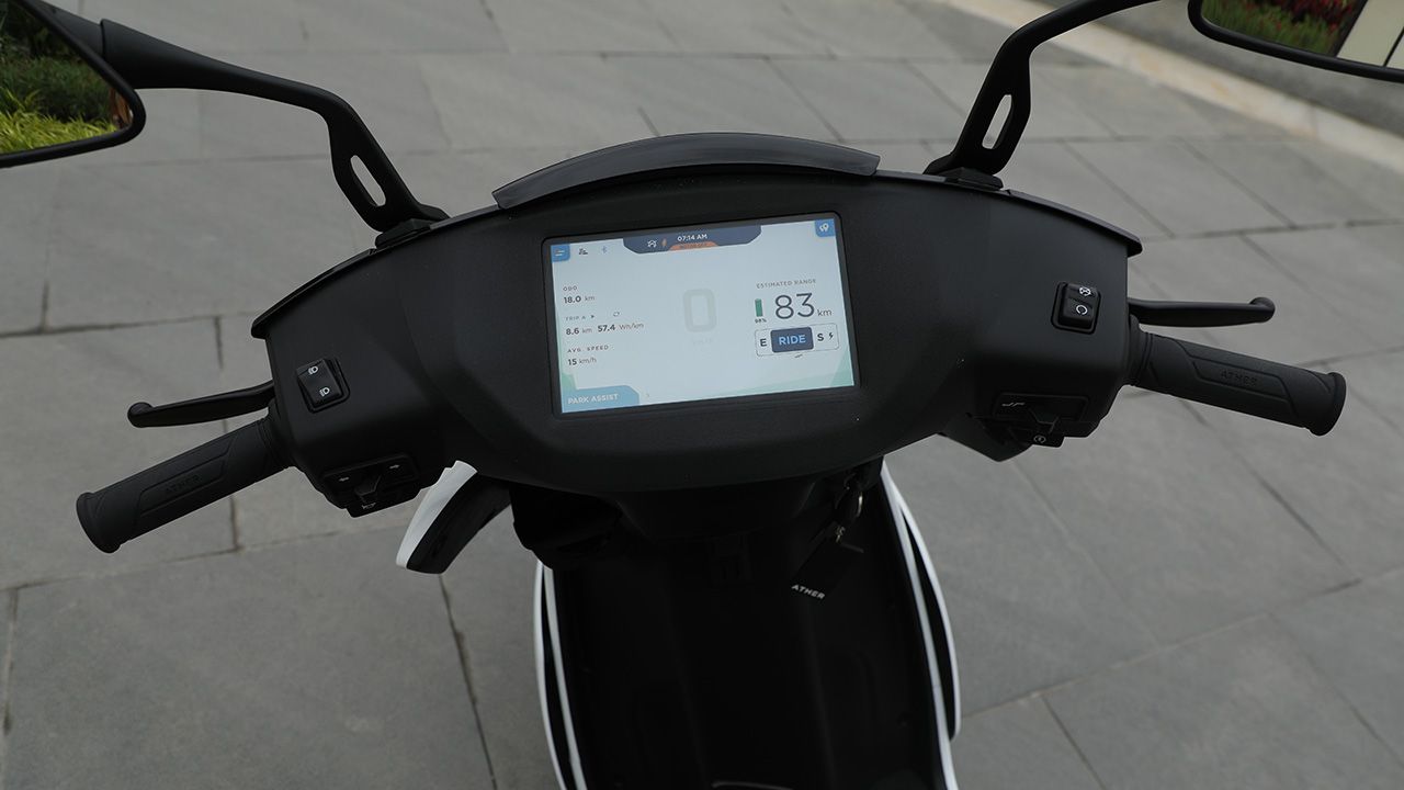 Ather 450X Gen 3 TFT Touchscreen Instrument Cluster11