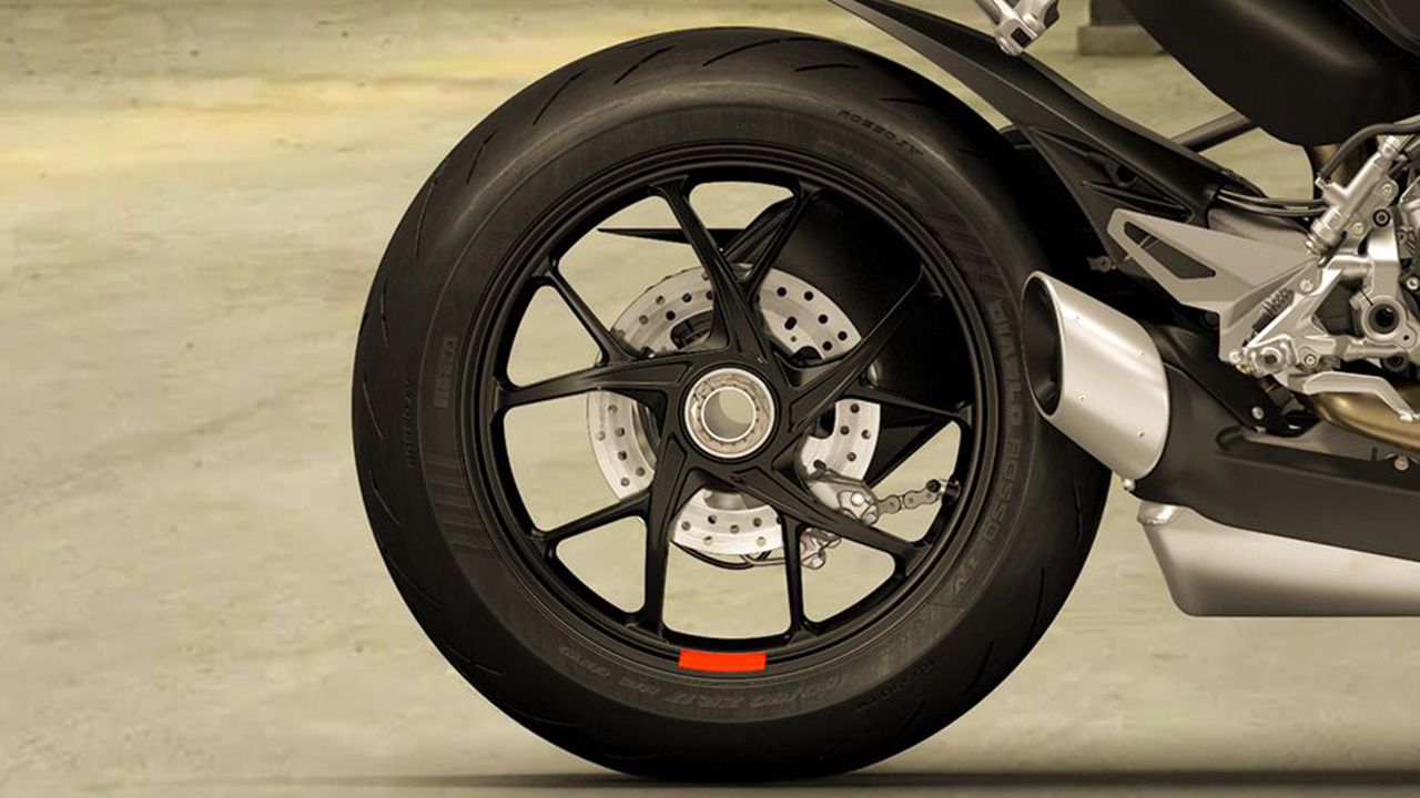 Ducati Streetfighter V2 Rear Tyre View