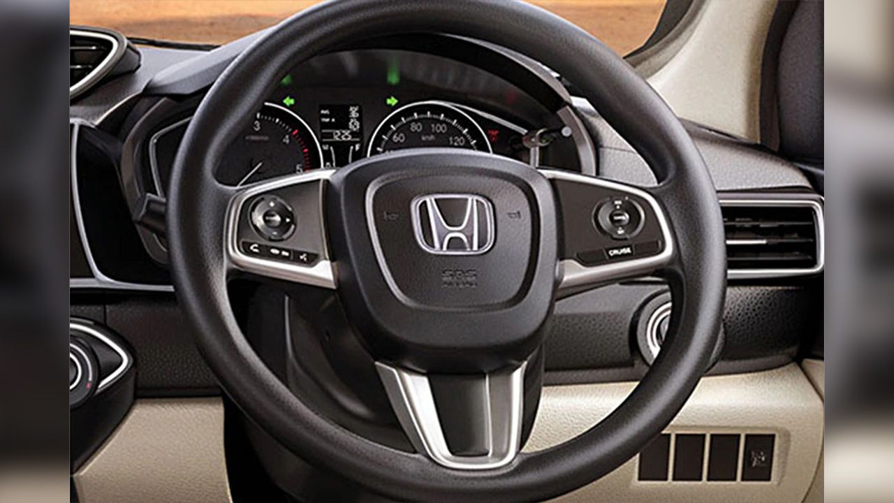 Honda Amaze Steering Close Up