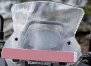 Kawasaki Versys 650 Windshield View
