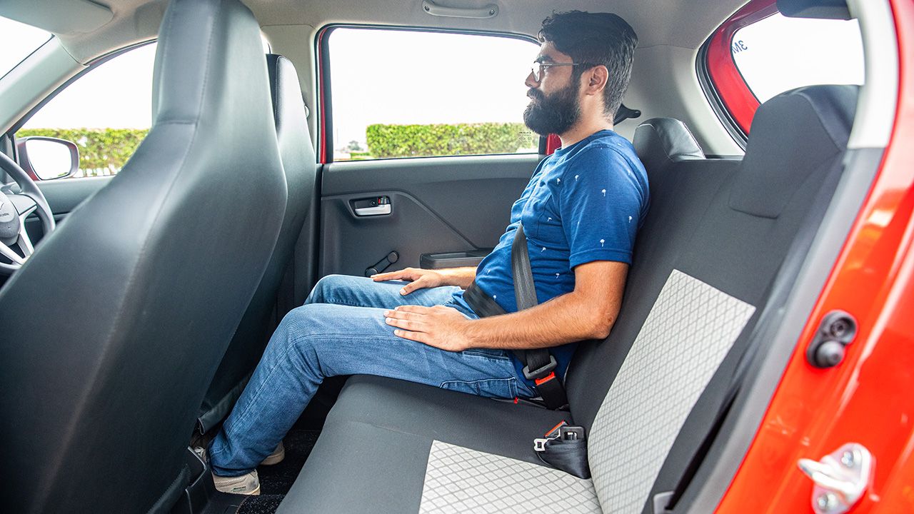 Maruti Suzuki Alto K10 Rear Seat Space