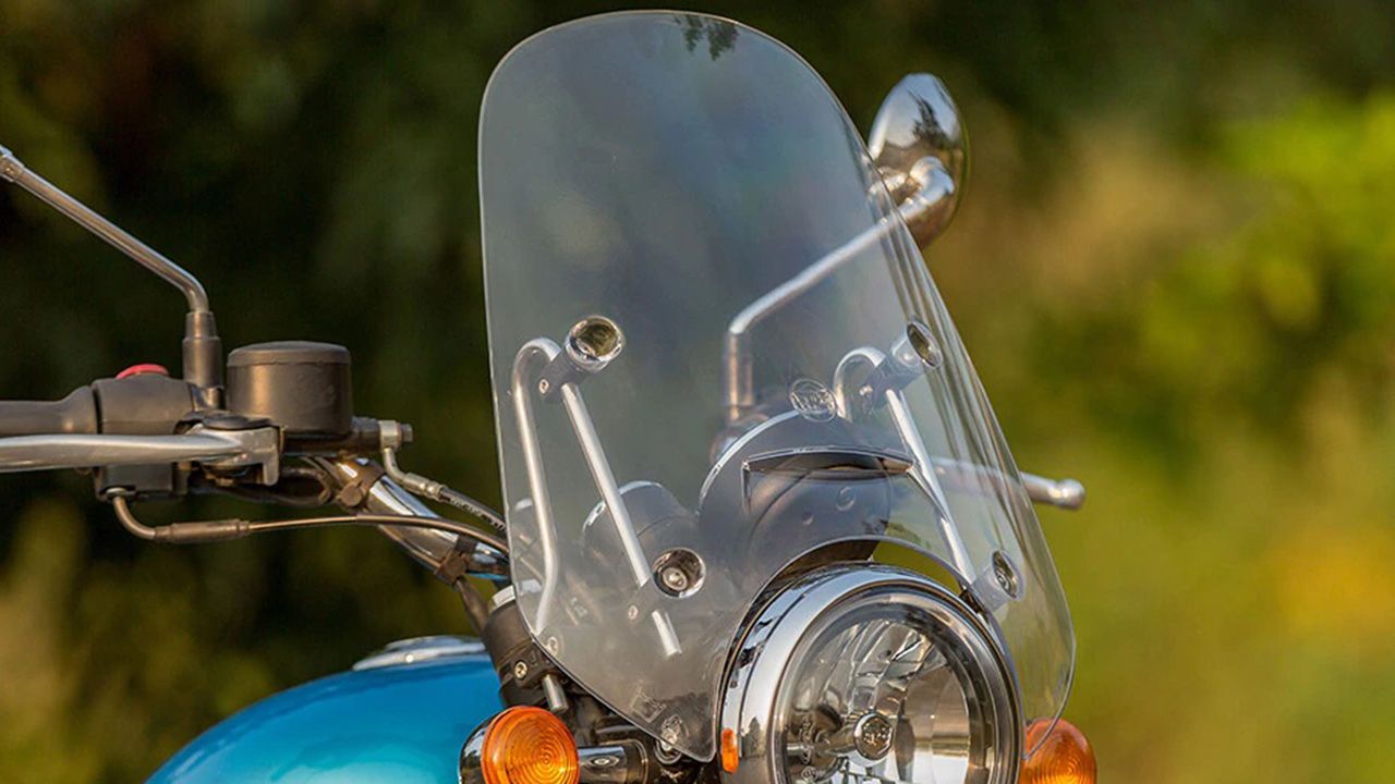 Royal Enfield Meteor 350 Sindshield View