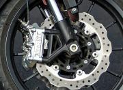 Benelli 502C Front Brake View