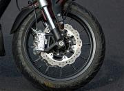 Benelli 502C Front Tyre View