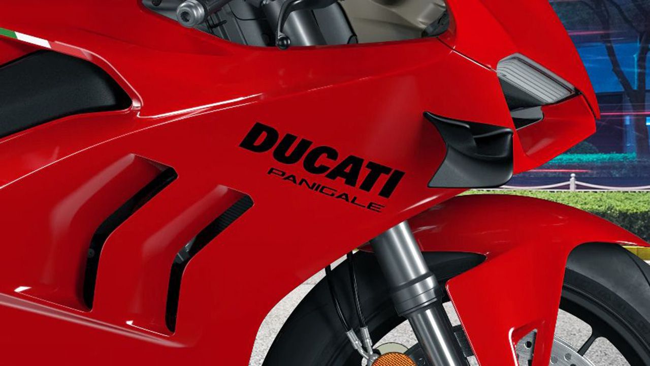 Ducati Panigale V4 Brand Logo Name