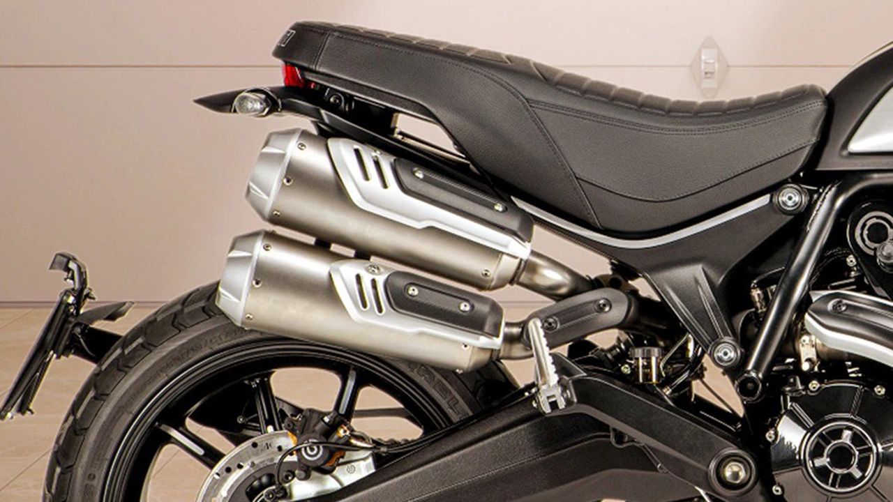 Ducati Scrambler 1100 Exhaust View
