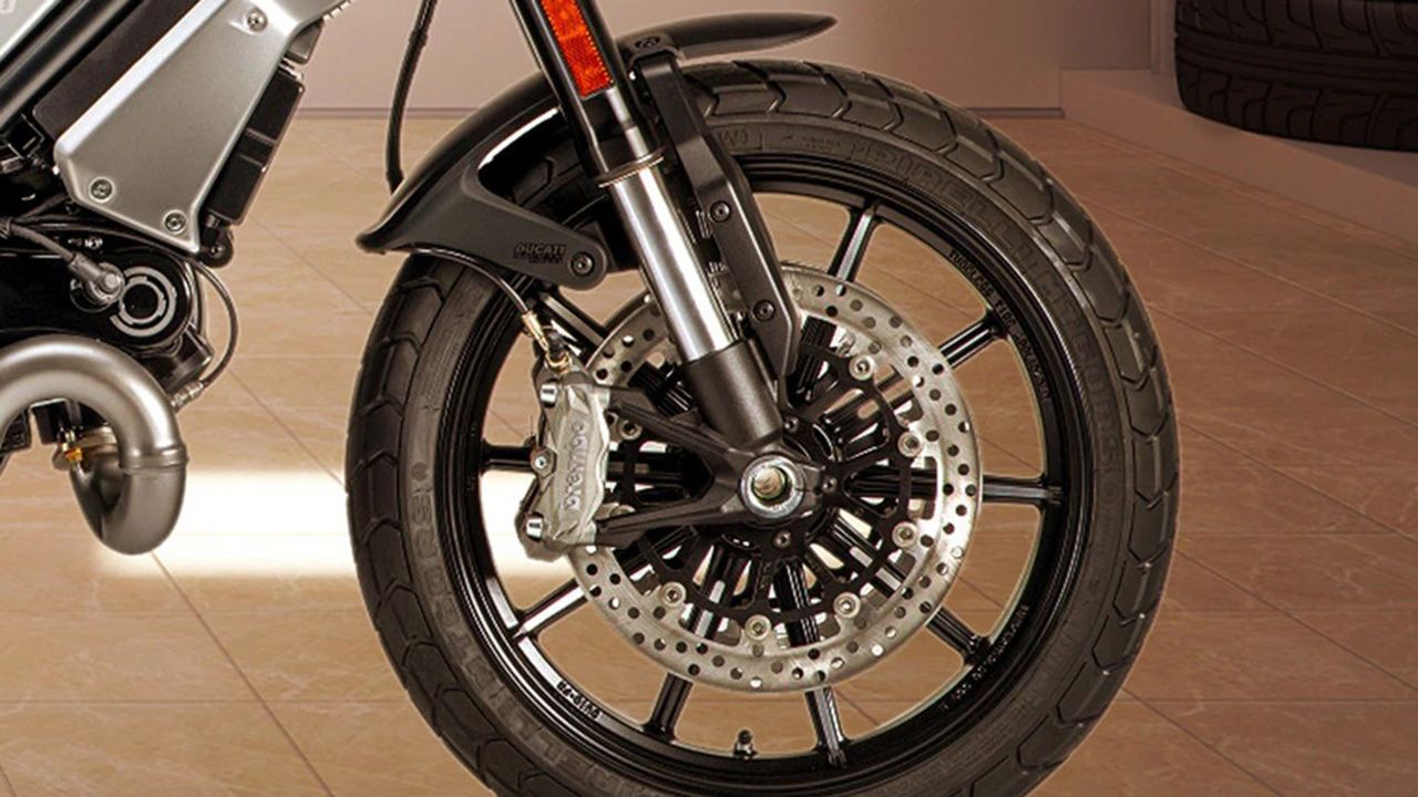 Ducati Scrambler 1100 Front Brake View