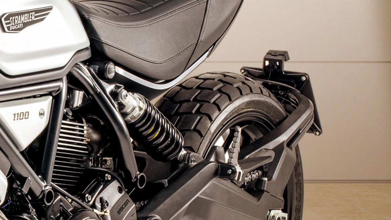 Ducati Scrambler 1100 Rear Suspension View