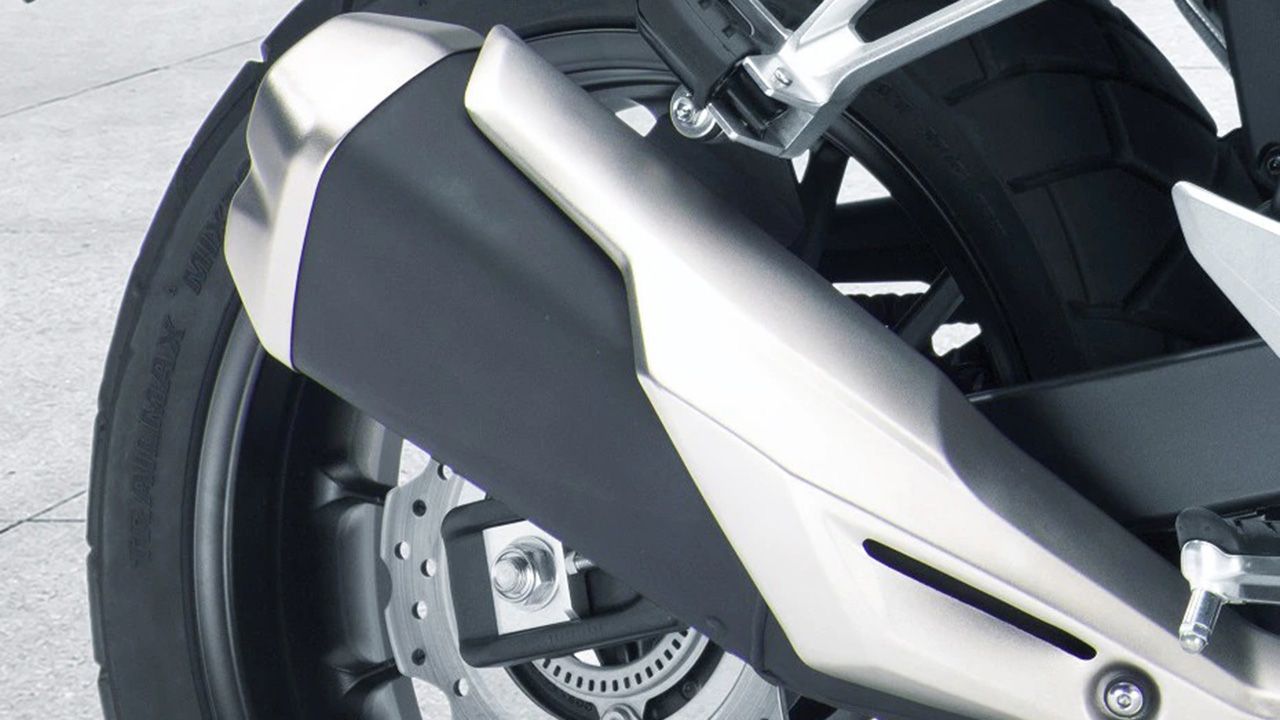 Honda CB500X Exhaust View