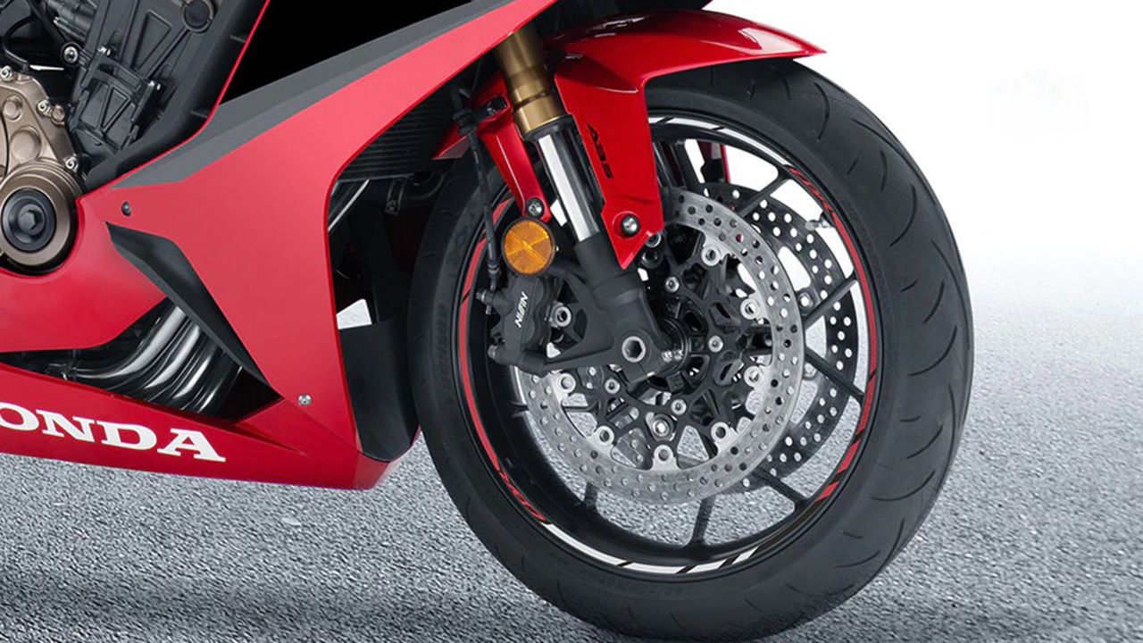 Honda CBR650R Front Tyre View