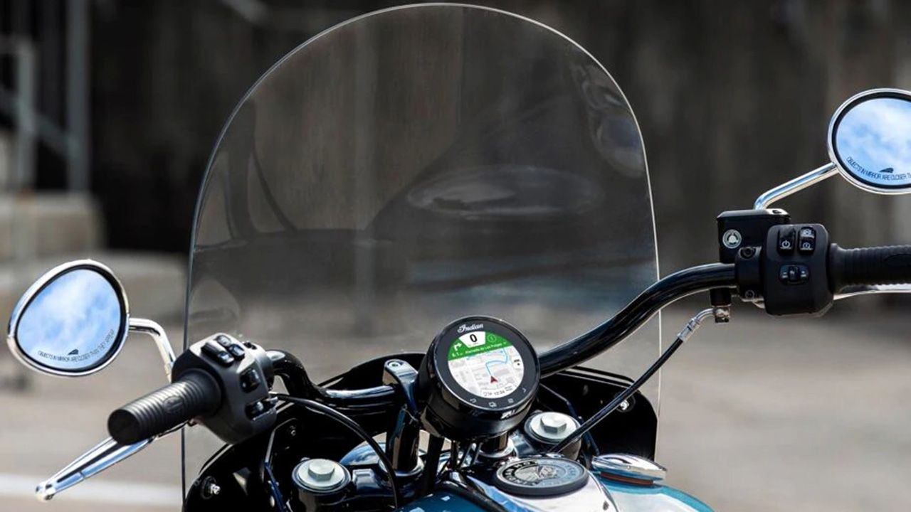 Indian Super Chief Limited Windshield View