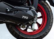 TVS Ntorq 125 Rear Tyre View