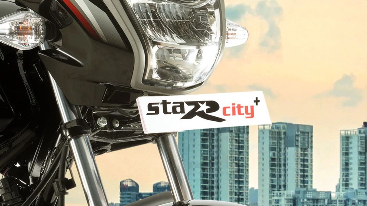 TVS Star City Plus Number Plate
