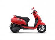 TVS iQube Shining Red