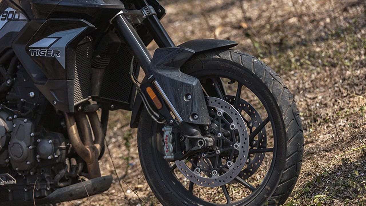 Triumph Tiger 900 Front Brake View