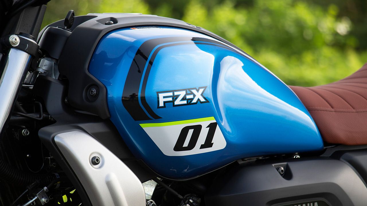 Yamaha FZ X Branding Fuel Tank Decal