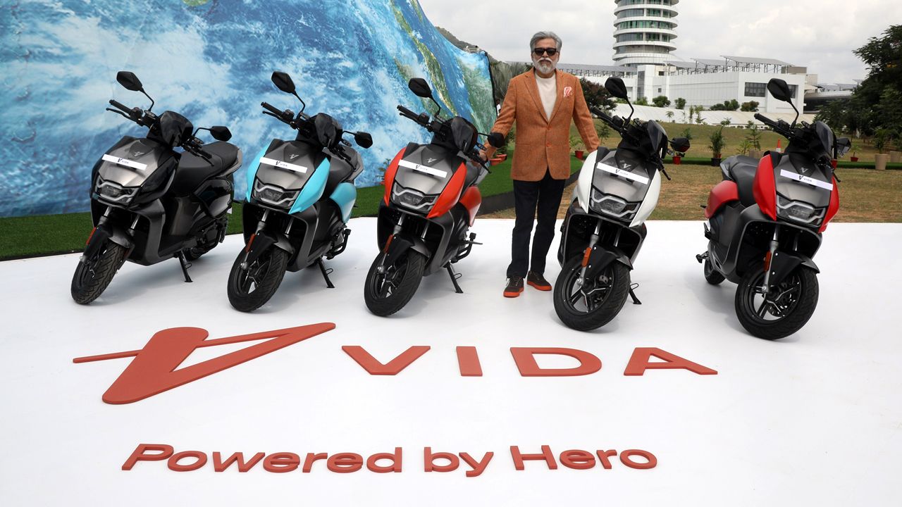 Hero Vida V1 electric scooter launched at Rs 1.45 lakh