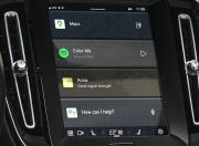 Volvo XC40 Infotainment System Main Menu