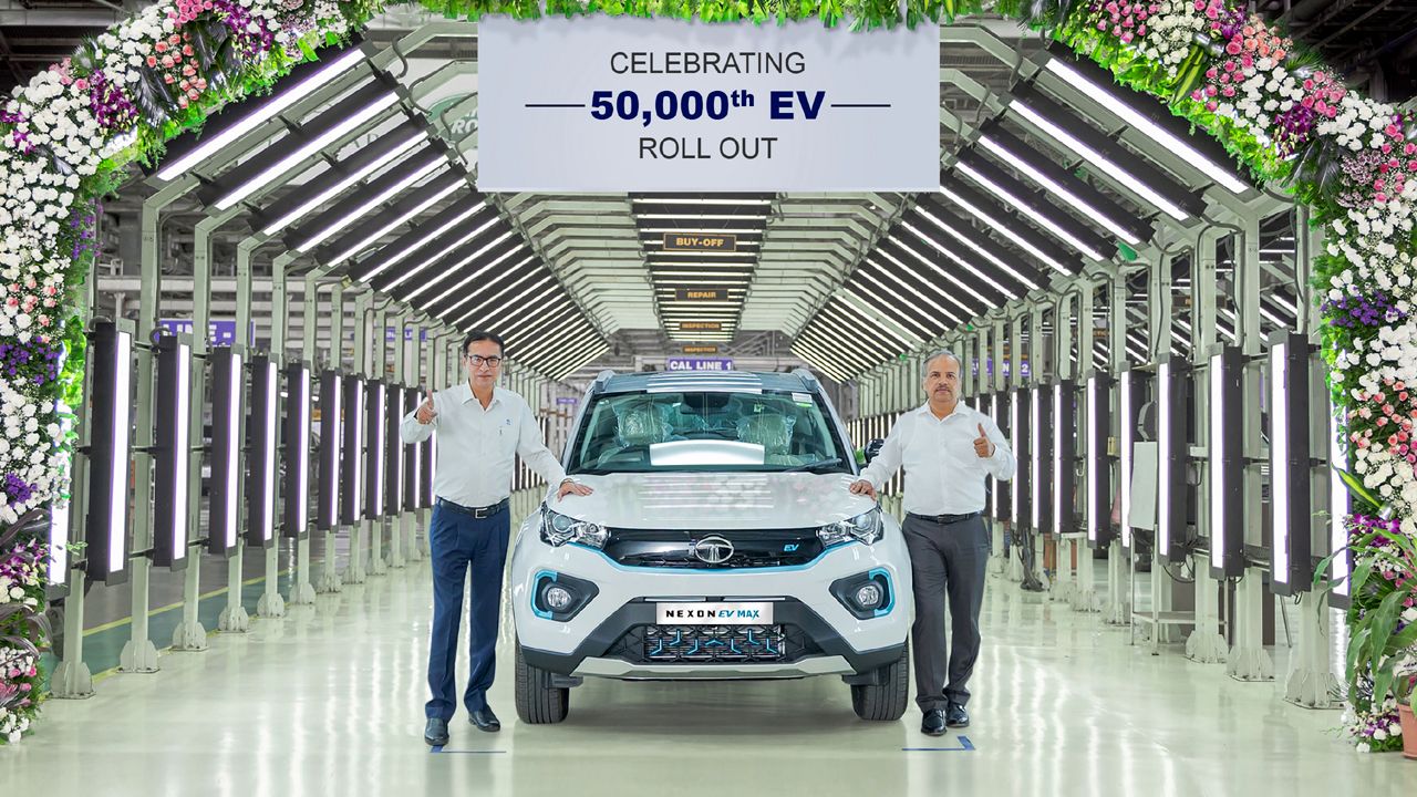 Tata Motors Celebrates Its Production Milestone Of 50 000 EVs