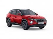 Hyundai Tucson Fiery Red with Black Roof