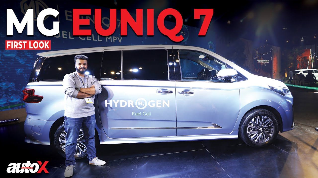 MG Euniq 7 : All New Hydrogen Fuel Cell Electric Car | First Look | Auto Expo 2023 | autoX