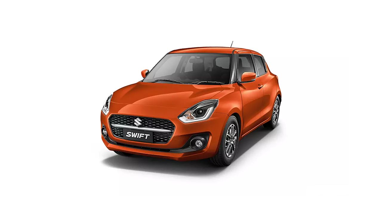 Maruti Suzuki Swift Pearl Metallic Lucent Orange