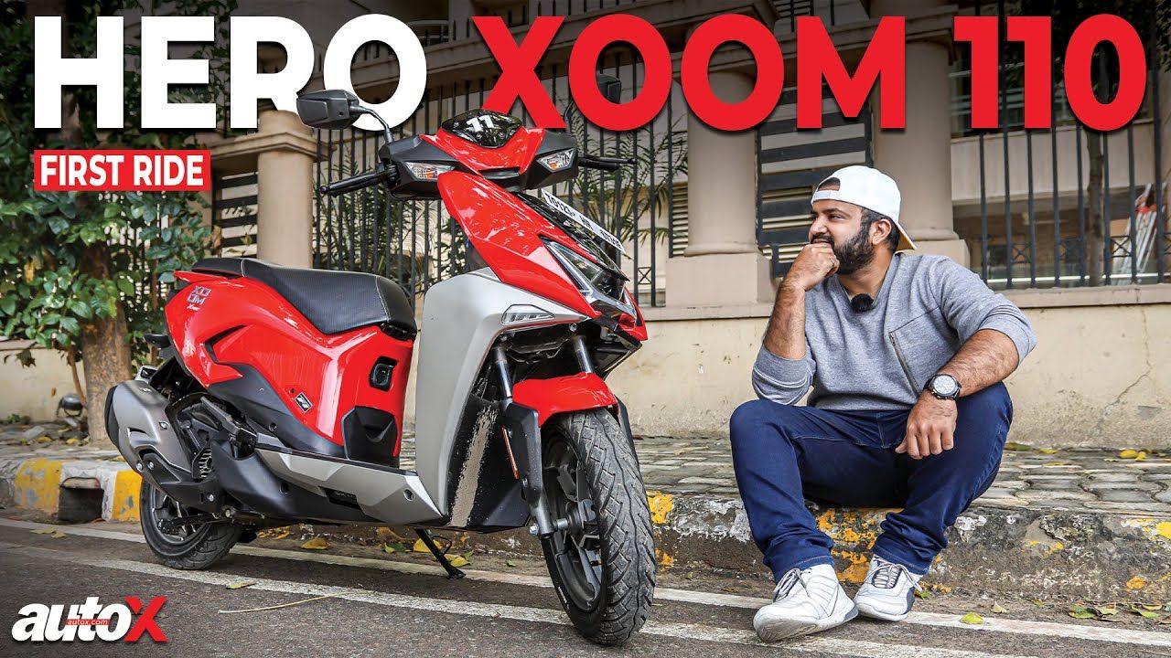 2023 Hero Xoom 110 Scooter Review Features and Other Details Revealed