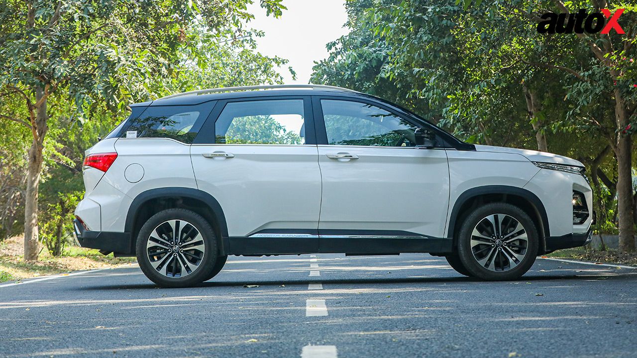 MG Hector Facelift Side Profile Static 2 