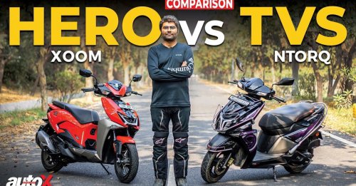 Hero Xoom vs TVS Ntorq | Scooter Comparison Test Review 2023 | autoX