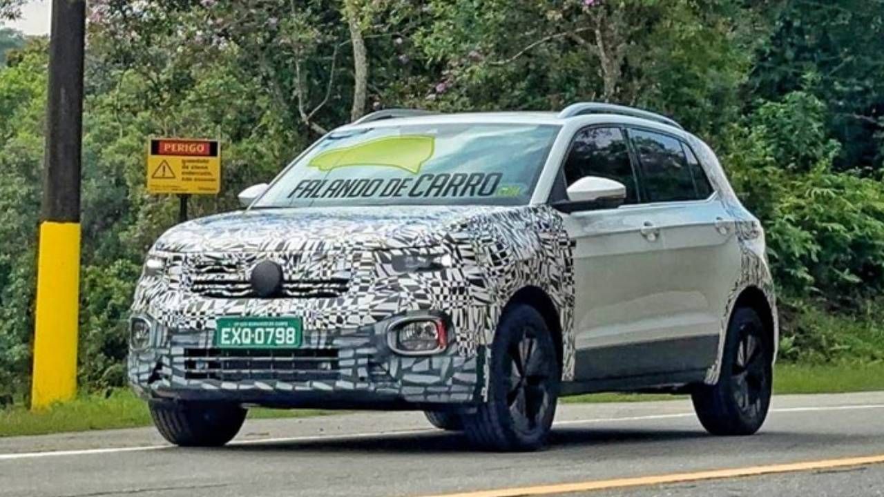 New Volkswagen T-Cross Spotted Testing in Brazil; Could Launch in India by 2024