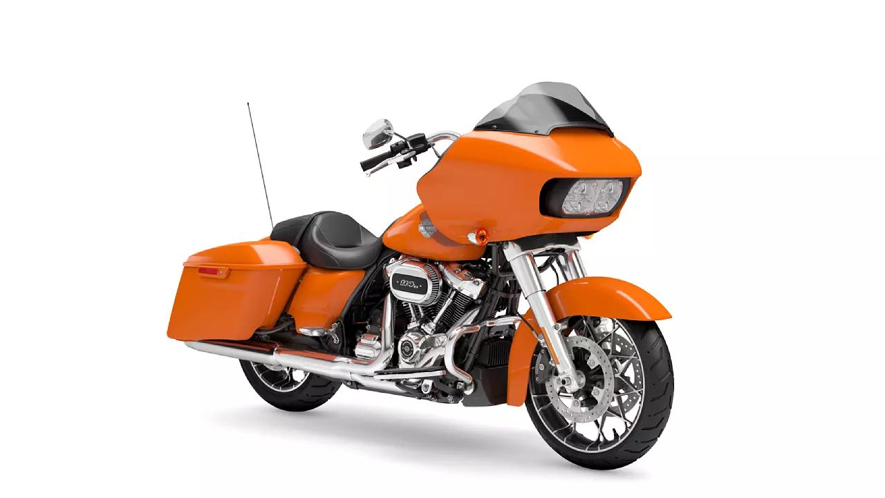 Harley Davidson Road Glide Special Baja Orange Chrome Finish