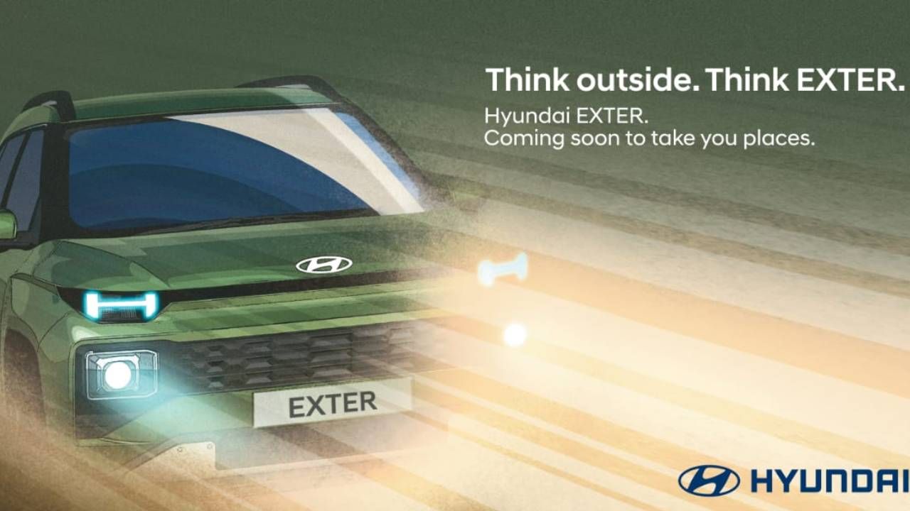 Hyundai Exter Front Design Teaser