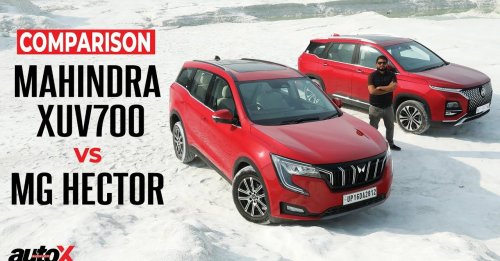 2023 MG Hector vs Mahindra XUV700 Comparison Test | Which is the Best SUV for Modern Family | autoX