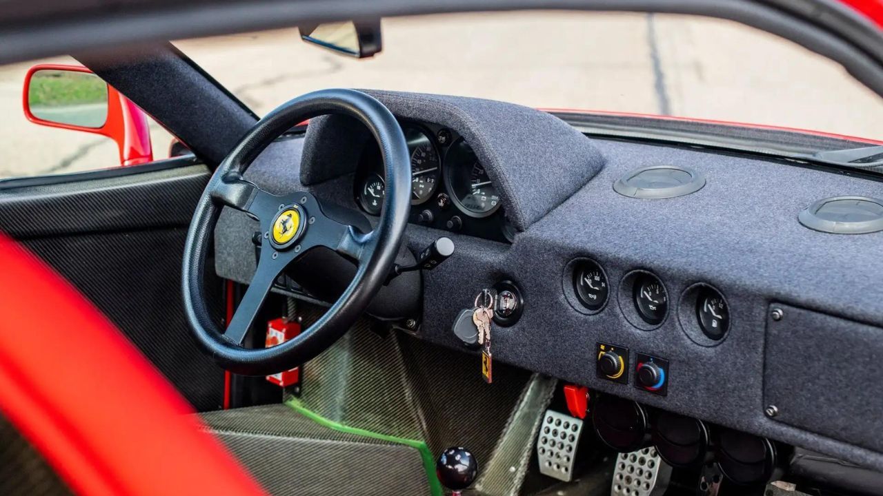 F1 Legend Alain Prost Owned Ferrari F40 Goes Up for Auction, Expected to  Fetch Over USD 3 Million - autoX