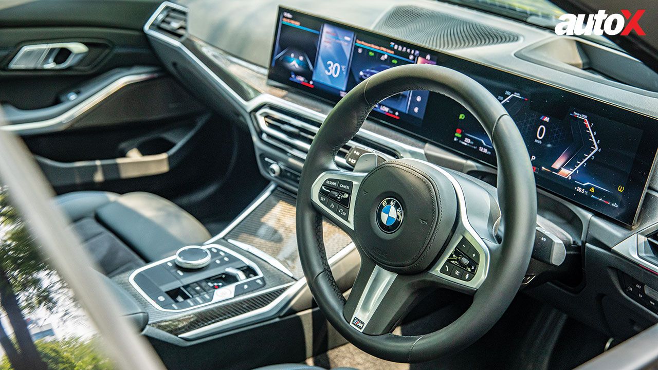 BMW M340i View Of Steering Console And Instrumentation1
