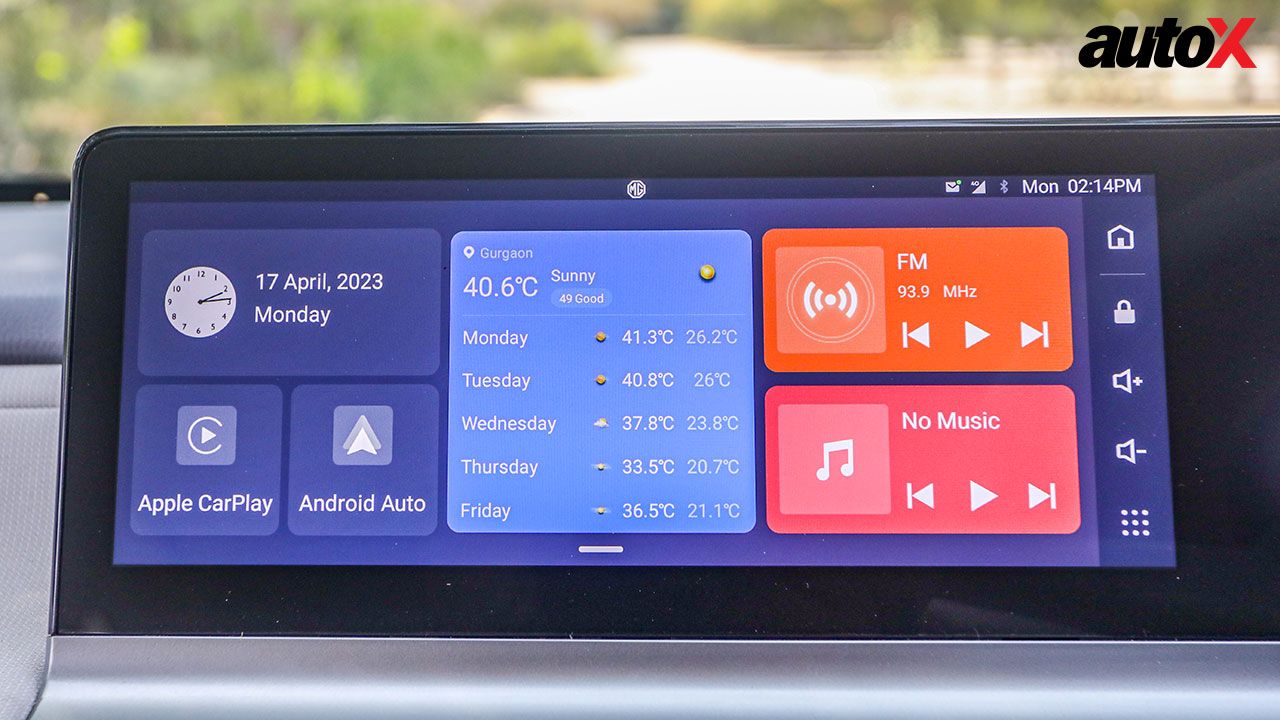MG Comet Infotainment System