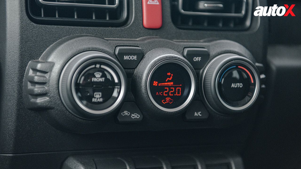 Maruti Suzuki Jimny AC Controls
