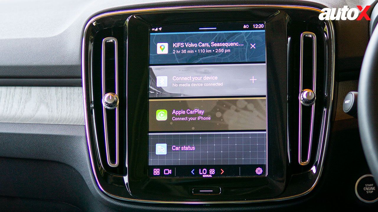 Volvo XC 40 infotainment screen1