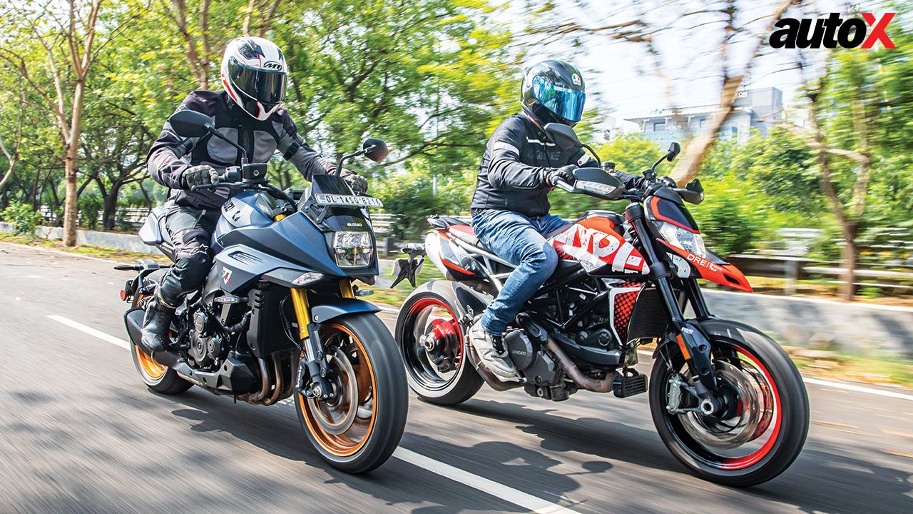 Ducati Hypermotard RVE vs Suzuki Katana Comparison Test: Quarter-Life Crisis
