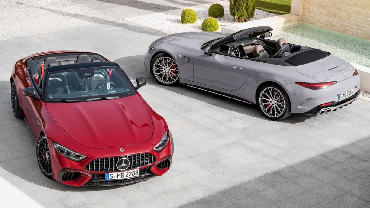 MercedesAMG SL55 Roadster Launched in India Price, Features, Specs