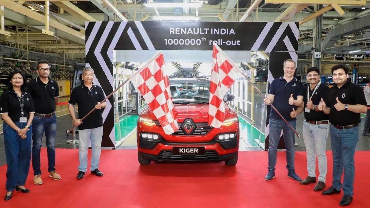 Renault Crosses 10 Lakh Production Milestone in India