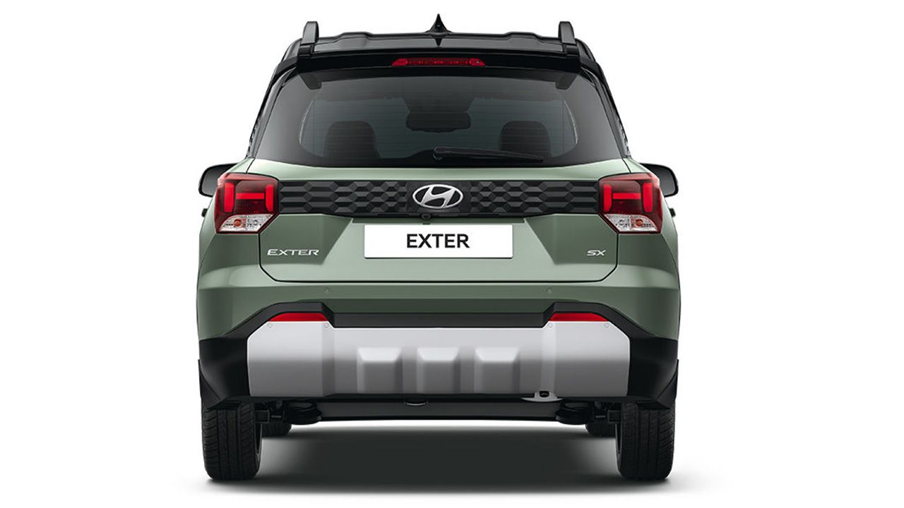 Hyundai Exter Rear View