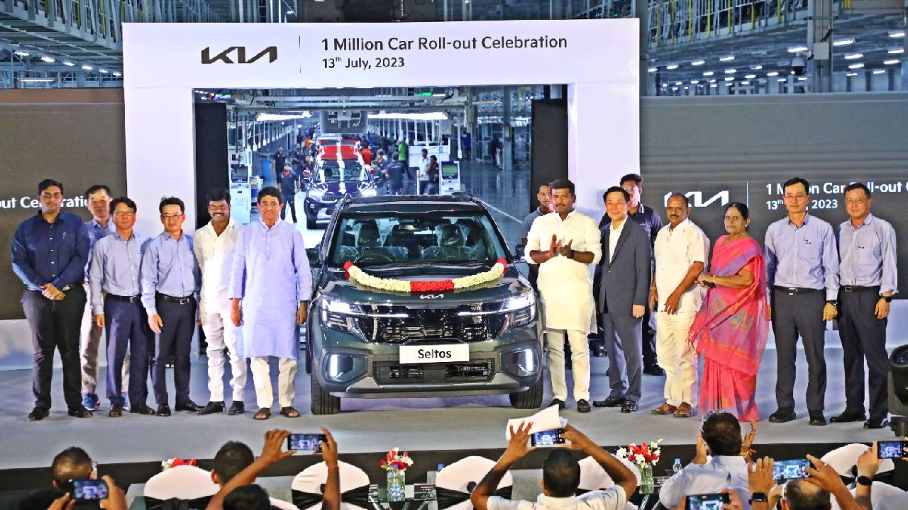 Kia Surpasses 10 Lakh Units Cumulative Production Milestone in India